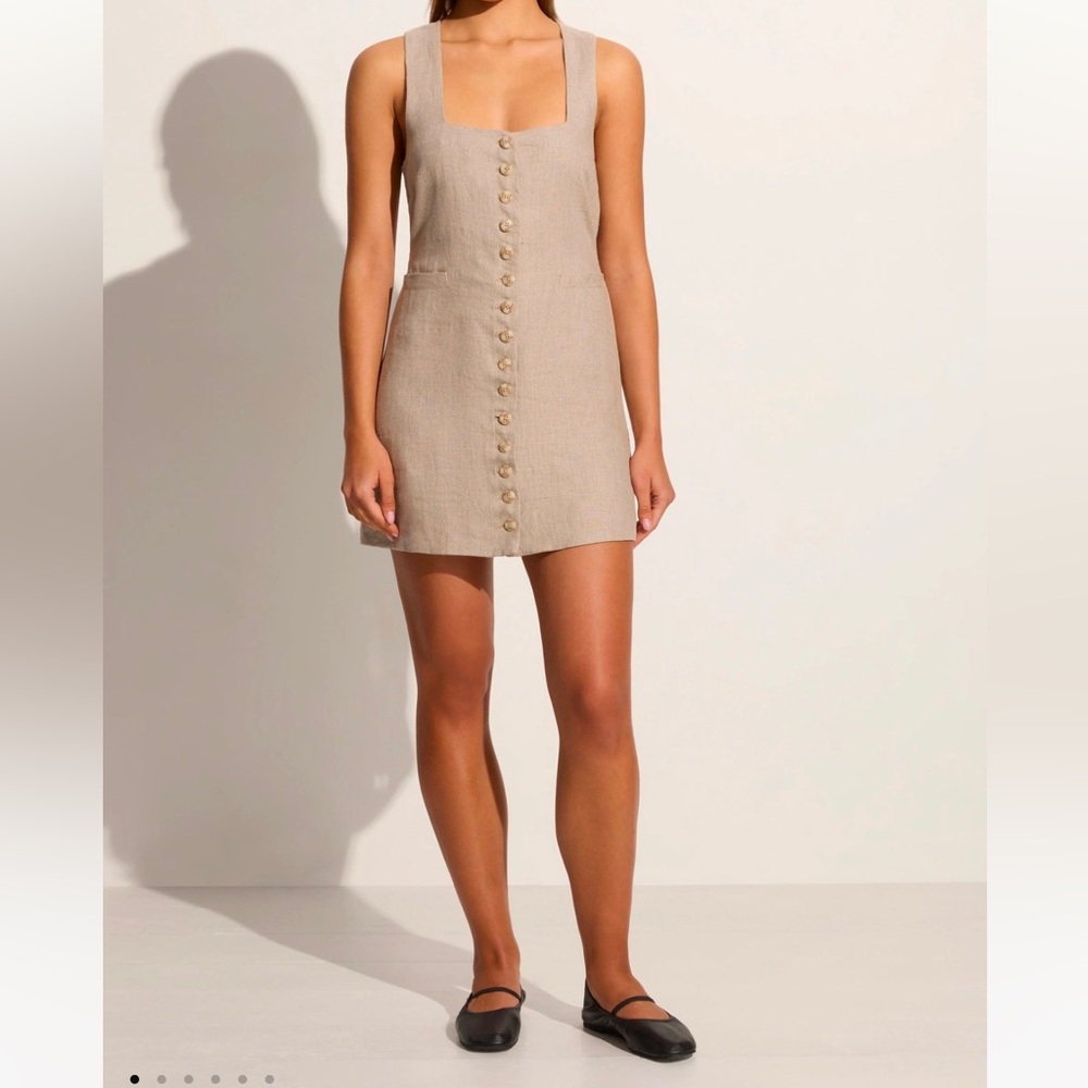 Faithfull the brand | Marinia Mini Dress Natural | new with tags